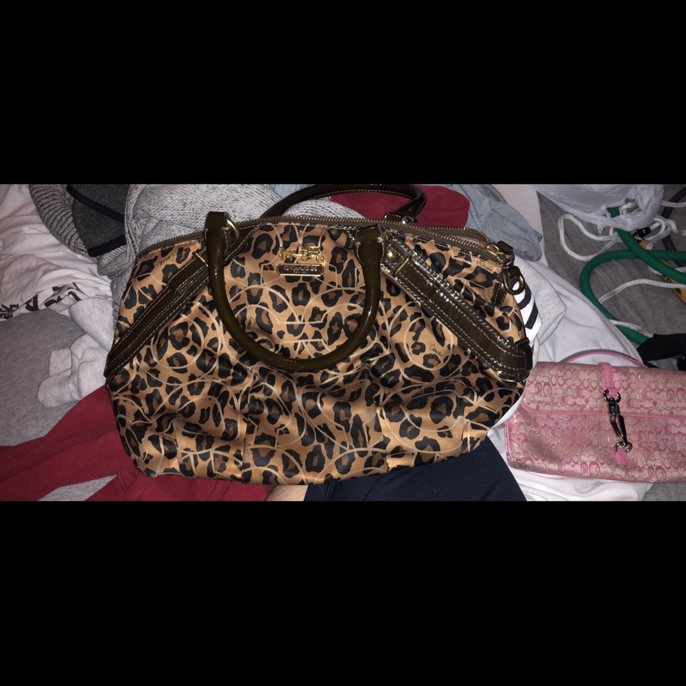 Cheetah Print Coach Purse